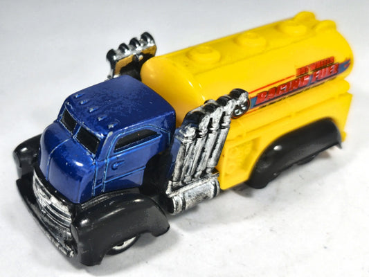 Fast Gasin Majorette 1:64 Cysterna Racing Fuel Luzak Żółty – zdjęcie 2