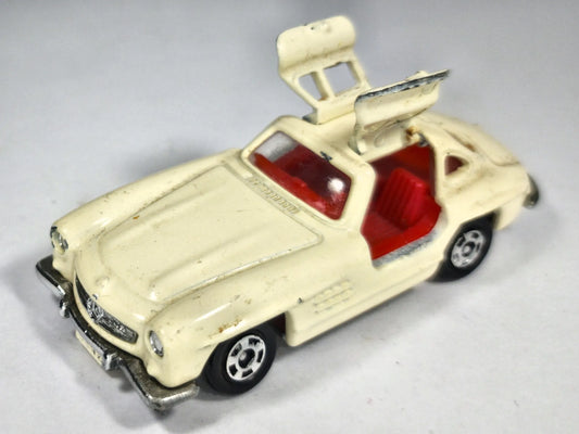 Mercedes Benz 300 Sl Tomica '80 Kremowy 1:63 2xMetal – zdjęcie 2