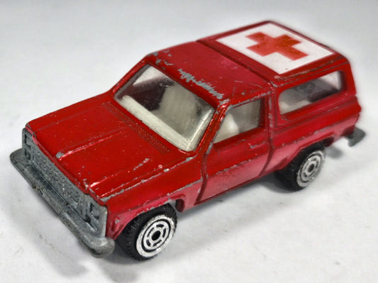 Chevrolet K5 Blazer Mini Dinky Dinky Toys '70 Czerwony 1:60 Made in France – zdjęcie 2