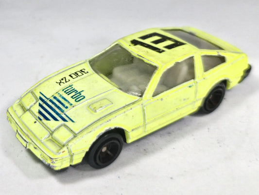 Nissan 300ZX Turbo Yatming 1:64 turbo #13 Luzak Żółty Jaskrawy – zdjęcie 2