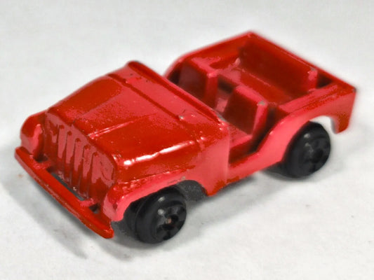 JEEP WILLYS MB Wojsko Zee Toys Czerwony 1:72 Made in United States – zdjęcie 2