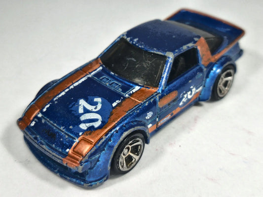 MAZDA RX-7, Hot Wheels 2011, Die cast I NL, Niebieski, 1:64, Resoraki – zdjęcie 2