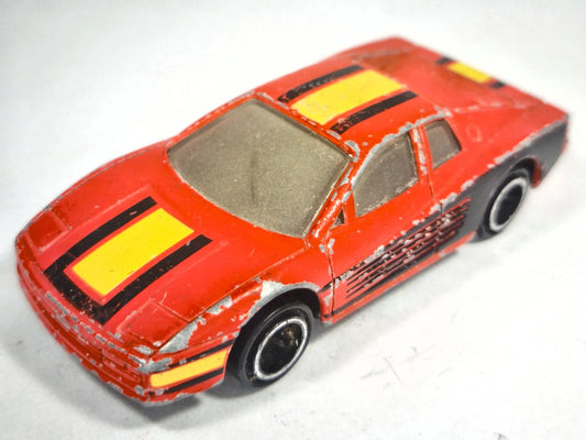Ferrari Testarossa, SPEED STRIPS, Ertl, Die cast, Czerwony, 1:64, Resoraki – zdjęcie 2
