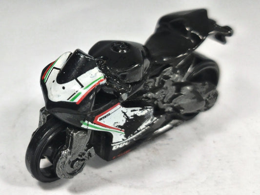 Ducati 1198 Bburago 1:27 Motocykl Luzak Czarny Ścigacz – zdjęcie 2