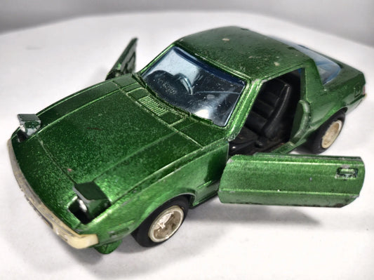 Mazda Savanna RX-7 Power Shinsei Mini '80 Zielony 1:34 Made in Korea – zdjęcie 2