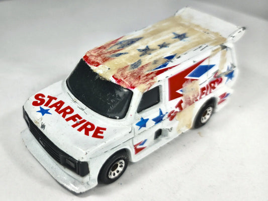 Ford Supervan II Matchbox 1982 Superfast 1:64 Furgonetka STARFIRE Luzak – zdjęcie 2