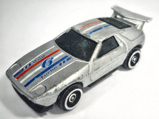 Porsche 928 Turbo 6, Marz Karz Summer, Vintage Die cast S8554F Srebrny 1:64 – zdjęcie 2