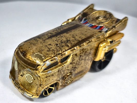C-3PO VOLKSWAGEN T1 GTR Star Wars Hot Wheels 2014 Złoty 1:53 – zdjęcie 2