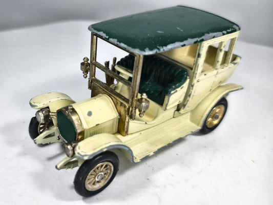 1910 Benz Limousine V-3 Matchbox '70 Kremowy 1:43 Made in England – zdjęcie 2