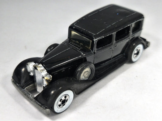 1934 CLASSIC PACKARD Whitewall Wheels Hot Wheels 1982 Czarny 1:64 – zdjęcie 2