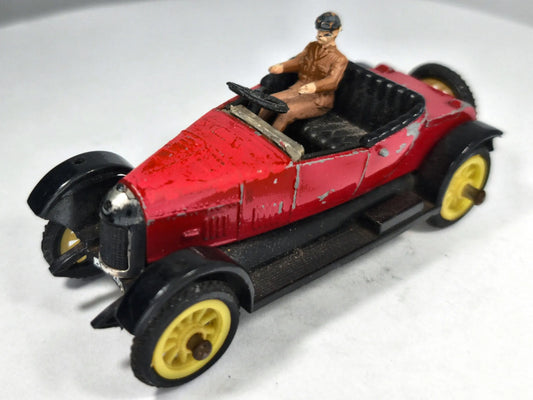 BULI NOSI MORRIS COWLEY Triang '70 Czerwony 1:42 Made in Northern Ireland – zdjęcie 2