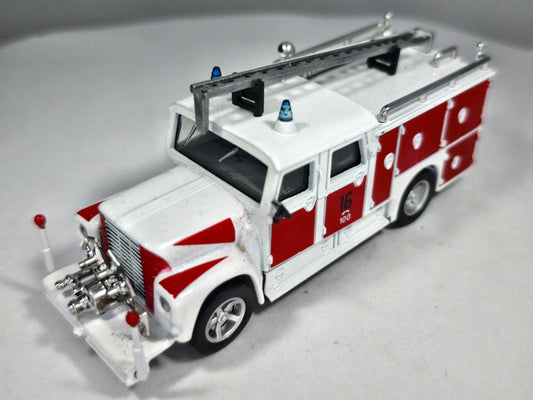 AUTOPOMPE INTERNATIONAL 1627 WASTERLAIN BELGIUM, AmerCom 1973, Biały, 1:50 – zdjęcie 2