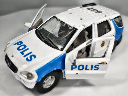 Mercedes-Benz M-Class Policja Hongwell Biały 1:40 – zdjęcie 2