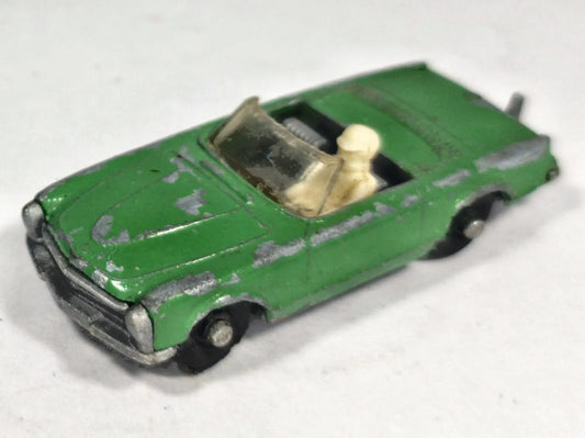 MERCEDES 280 SL CABRIO TUF-TOTS Lone Star '60 Zielony 1:72 Made in England – zdjęcie 2
