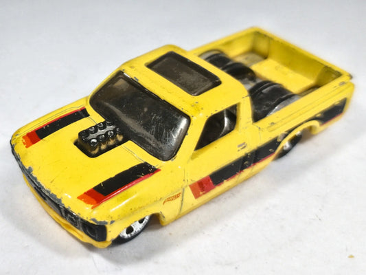 Custom '72 Chevy LUV Hot Wheels 2015 1:64 Pickup Luzak Żółty – zdjęcie 2