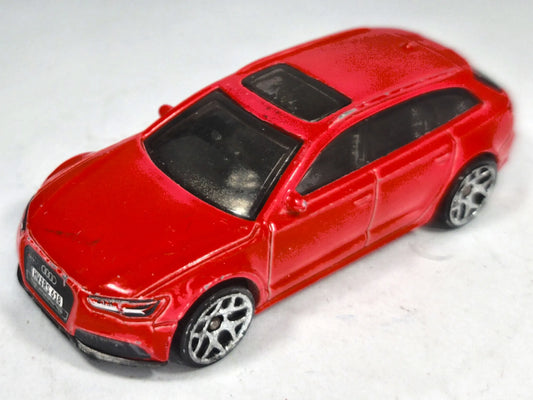 Audi Rs 6 Avant Kombi Hot Wheels 2017 Czerwony 1:64 – zdjęcie 2