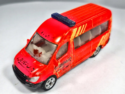 Mercedes-Benz Sprinter Straż pożarna Realtoy Czerwony 1:62 Custom – zdjęcie 2