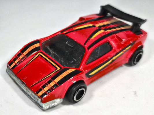 LAMBORGHINI Majorette '80 Czerwony 1:56 Made in France – zdjęcie 2
