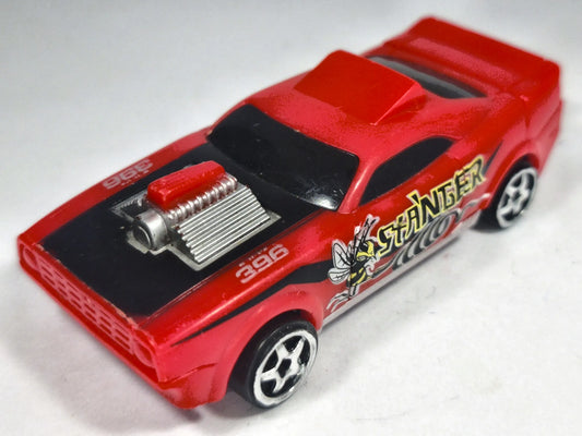 STANGER, Shock Racers, Jakks Pacific 2007, Die cast, Czerwony 1:64 Resoraki – zdjęcie 2