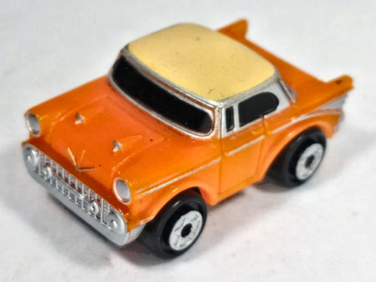 CHEVROLET BEL AIR 1957 Choro-Q Micro Machines Pomarańczowy 1:140 – zdjęcie 2
