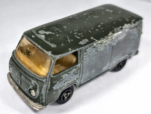 FOURGON VW Majorette '70 Zielony 1:60 Made in France – zdjęcie 2