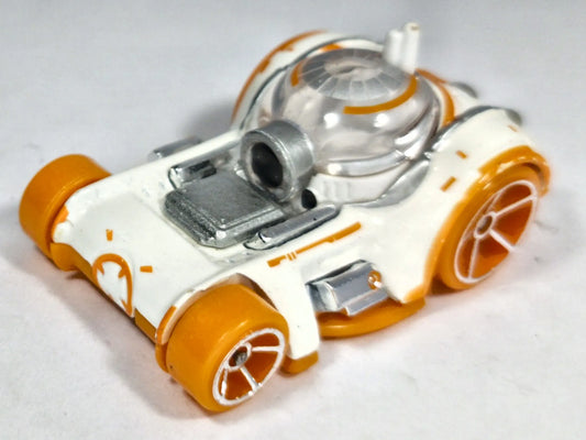 BB-8 CHARACTER CAR Star Wars Hot Wheels 2015 Biały 1:64 – zdjęcie 2