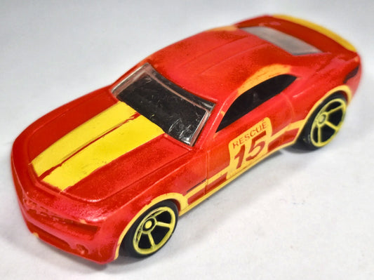 '10 CAMARO SS, HW RESCUE 15#, Hot Wheels 2013, Die cast 835, Czerwony, 1:64 – zdjęcie 2