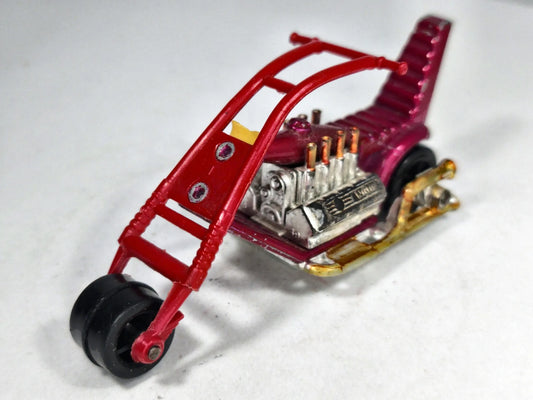 Motocykl CHOPPER CHOP SUEY Matchbox 1972 Fioletowy 1:34 Made in England – zdjęcie 2