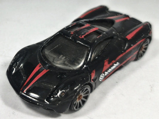 Pagani Huayra Hot Wheels 2012 1:64 Brembo Luzak Czarny – zdjęcie 2