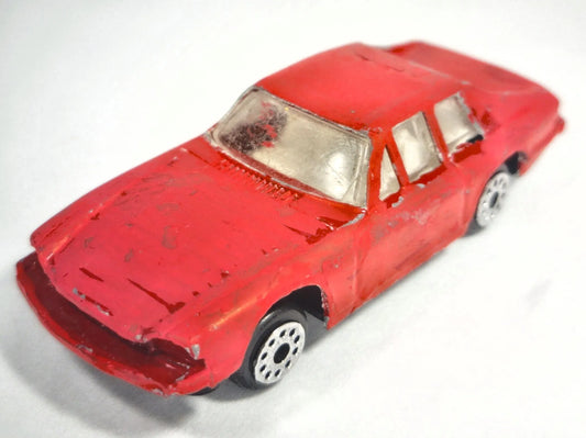 Jaguar XJ-S, Yatming, Vintage Model Die cast 2D 866 Czerwony 1:64, Resoraki – zdjęcie 2