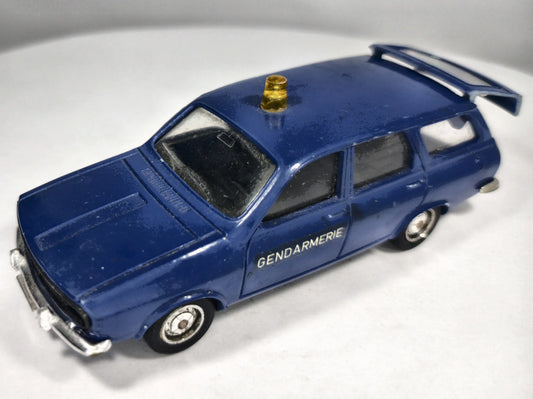 Renault 12 Break Gendarmerie Solido '80 Niebieski 1:35 Made in France – zdjęcie 2