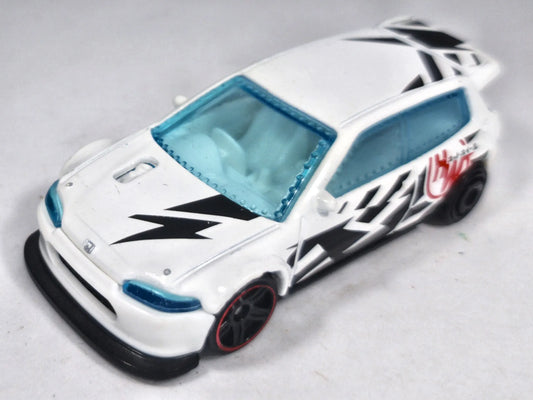 Honda Civic Custom Hot Wheels 2021 Biały 1:64 – zdjęcie 2