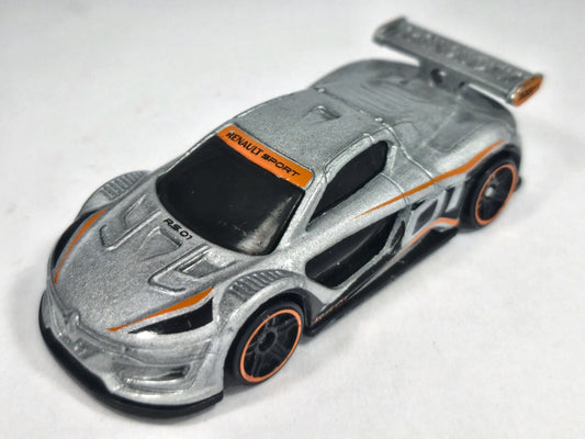RENAULT SPORT RS, Hot Wheels 2015, Die cast DHP01, Srebrny, 1:64, Resoraki – zdjęcie 2