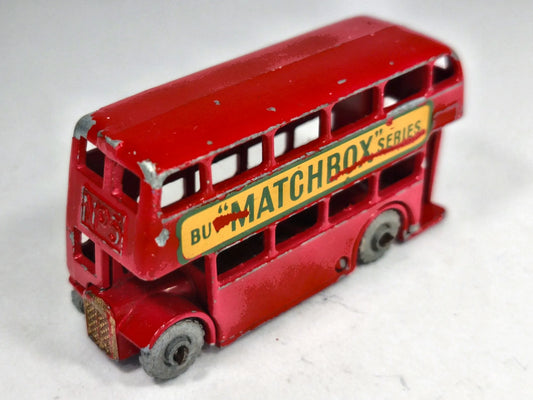 LONDON BUS Matchbox Series Matchbox '60 Czerwony 1:110 Made in England – zdjęcie 2