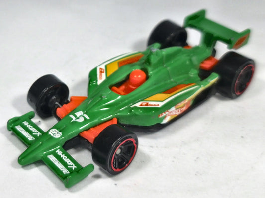 Indy 500 Oval Hot Wheels 2011 HW RACE DAY 1:64 Bolid F1 WIX Luzak Zielony – zdjęcie 2
