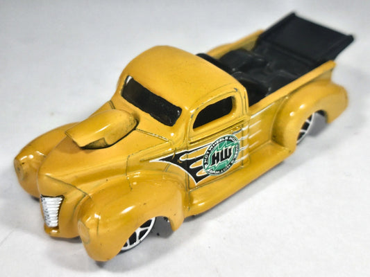 "40 FORD PICKUP, HW DRAG STRIP, Hot Wheels 1997, Die cast 1357, Żółty, 1:64 – zdjęcie 2