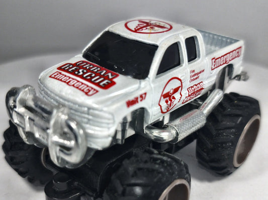 URBAN RESCUE / EMERGENCY MONSTER TRUCK, Maisto Die cast Biały 1:50 Resoraki – zdjęcie 2