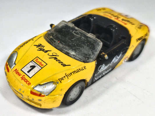 Porsche Boxster SIKU 1:55 High Speed Luzak Żółty – zdjęcie 2