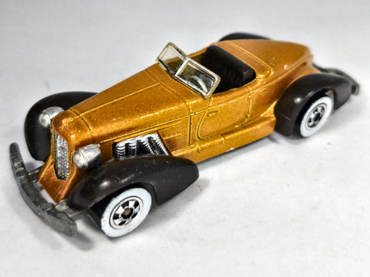 AUBURN 852 Whitewall Wheels Hot Wheels 1978 Złoty 1:64 2xMetal – zdjęcie 2