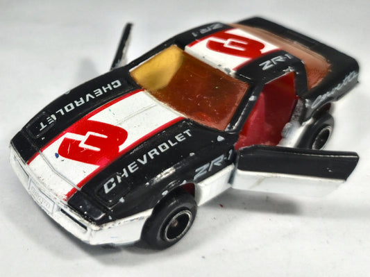 Chevrolet Corvette Majorette 1:57 Made in France 3 Luzak Biały – zdjęcie 2