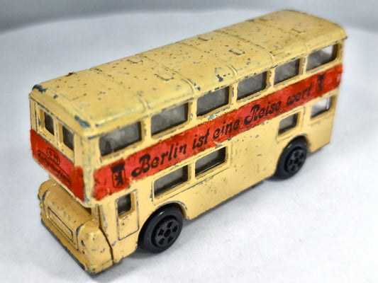 Autobus Piętrowy LONDON BUS BÜSSING D2U Matchbox '60 1:110 Made in England – zdjęcie 2