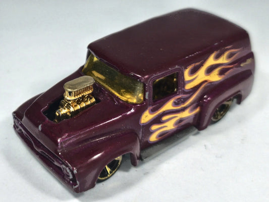 '56 Ford Hot Wheels 2002 1:64 Luzak Fioletowy – zdjęcie 2