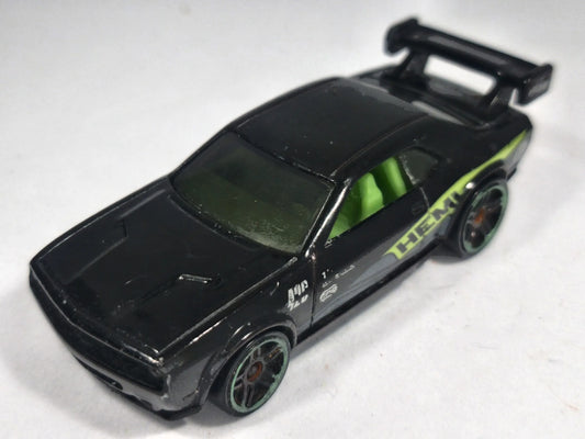 DODGE CHALLENGER DRIFT CAR, Hot Wheels 2010, Die cast, Czarny 1:64 Resoraki – zdjęcie 2