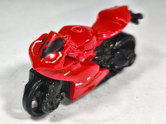 Ducati 916 Hot Wheels 2001 Mainline 1:64 Motocykl Luzak Czerwony – zdjęcie 2