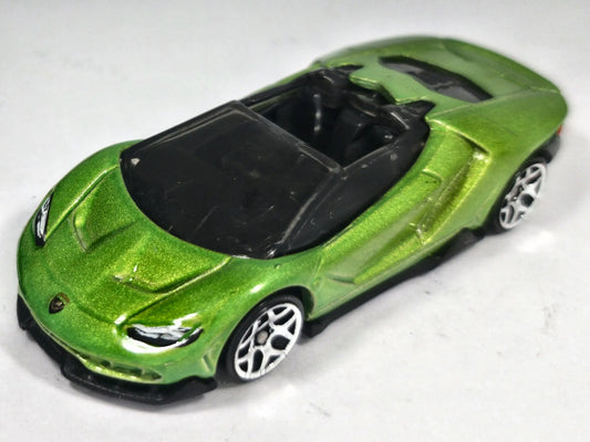 ’16 Lamborghini Centenario Hot Wheels 2021 HW EXOTICS 1:64 Luzak Zielony – zdjęcie 2