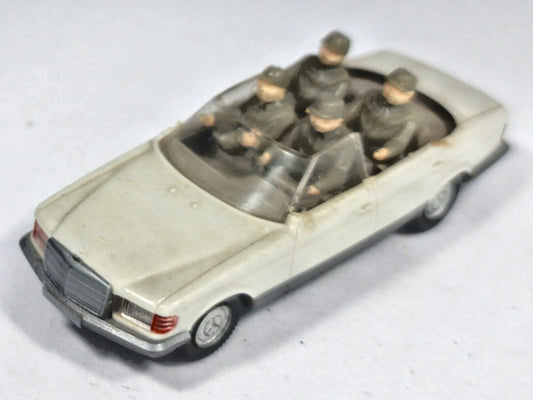 Mercedes-Benz W116 S '70 350 Wiking '80 1:72 Made in Germany Luzak Beżowy – zdjęcie 2