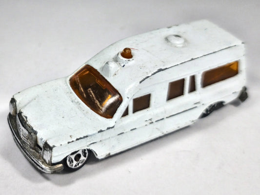 Mercedes Ambulance Mini Jet Norev '70 Biały 1:64 Made in France 2xMetal – zdjęcie 2