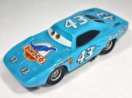 Pan Król #43, PLYMOUTH SUPERBIRD, Auta Disney/Pixar, Dinoco, Niebieski 1:64 – zdjęcie 2