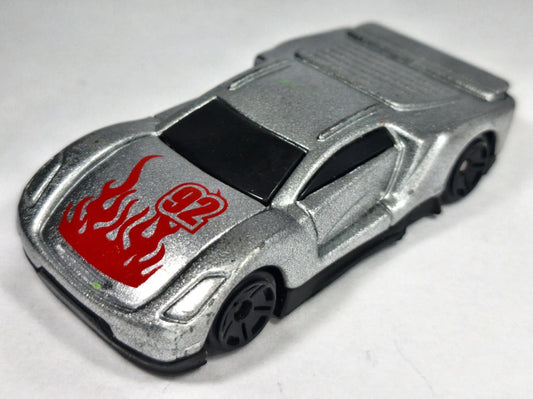 Jak Lamborghini Fresh Metal Maisto Srebrny 1:64 Race Car 92 – zdjęcie 2