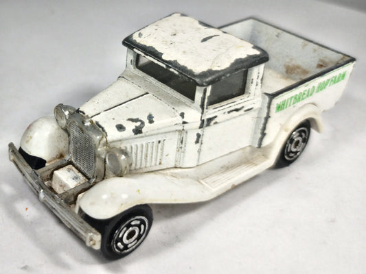 FORD MODELE A Majorette '80 Biały 1:60 Made in France Whitbread Hop Farm – zdjęcie 2